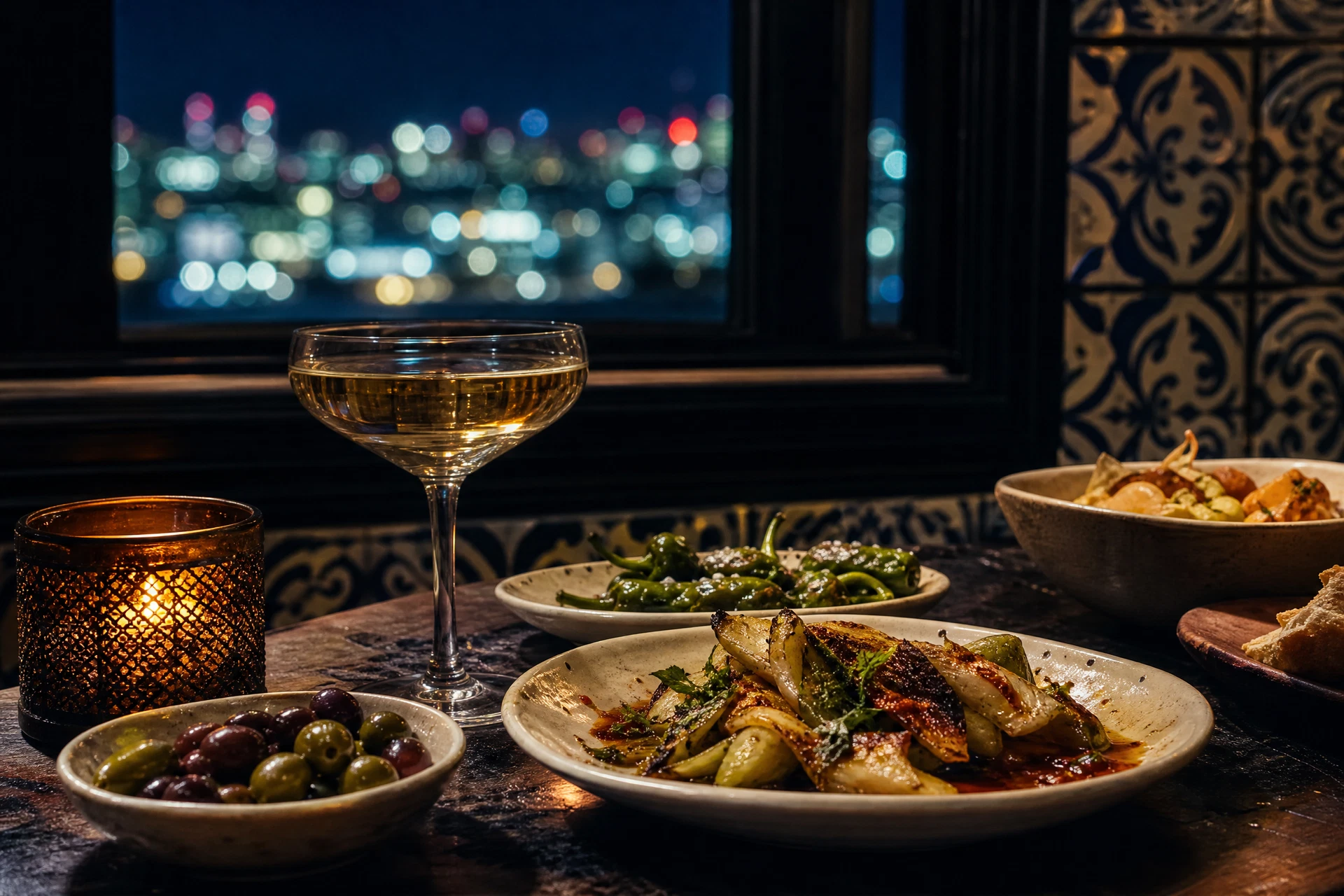 Illustrative food or atmosphere view for El Five