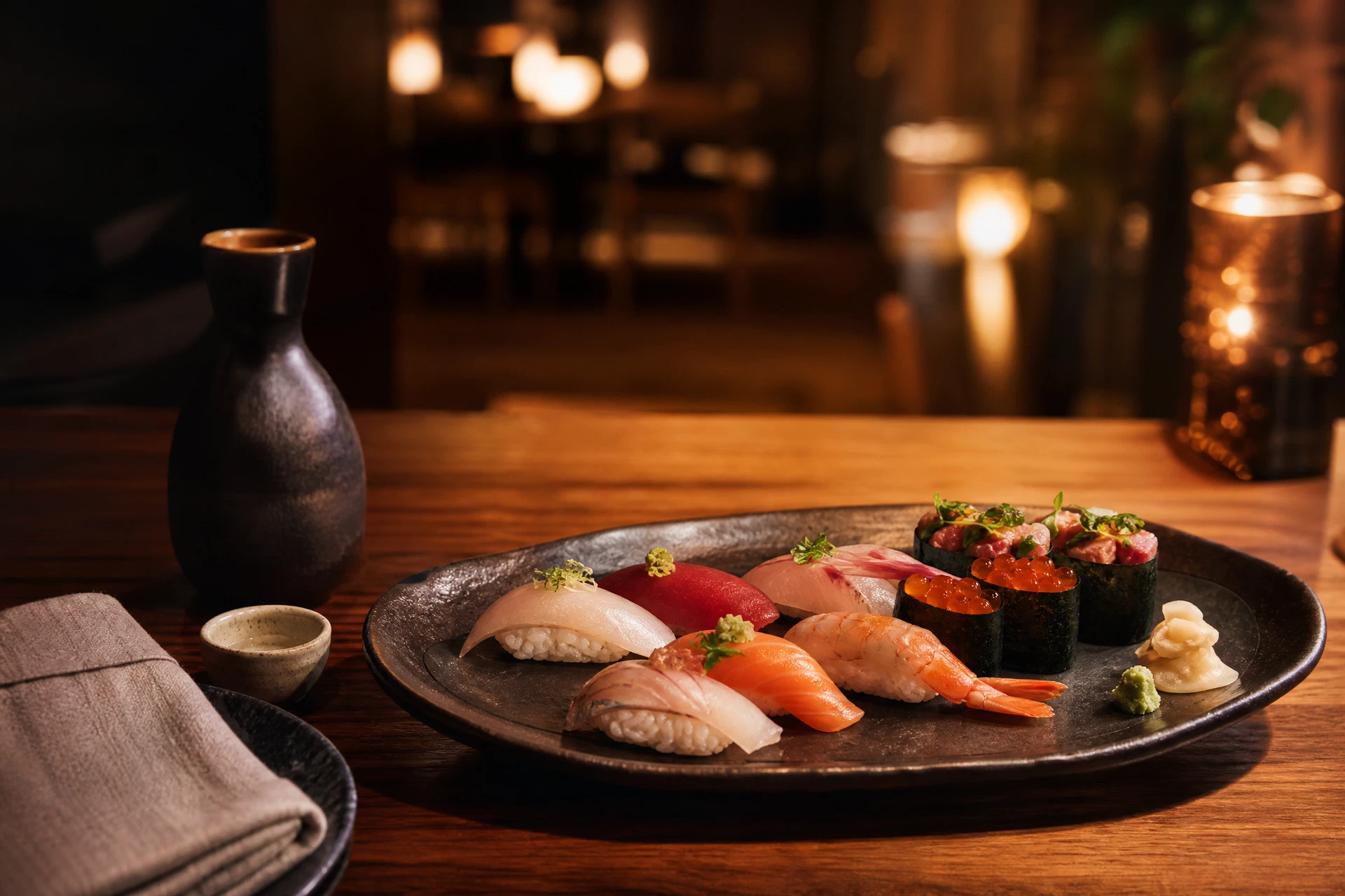 Illustrative food or atmosphere view for Mizu Izakaya