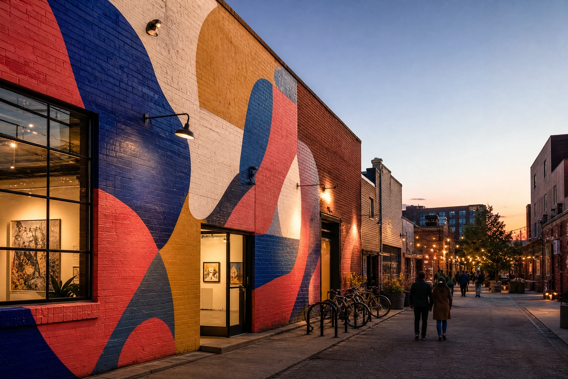 RiNo neighborhood atmosphere